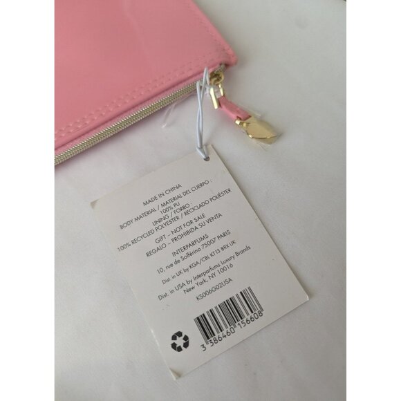 NEW Kate Spade Cherie Je Taime Fragrances Slim Pouch Clutch Pink - Picture 5 of 10